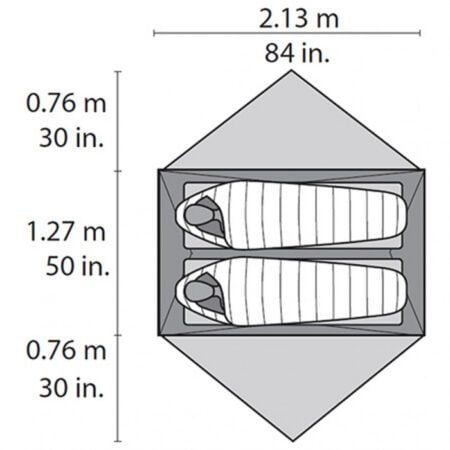 MSR Hubba Hubba NX 2 Tent - Afbeelding 2